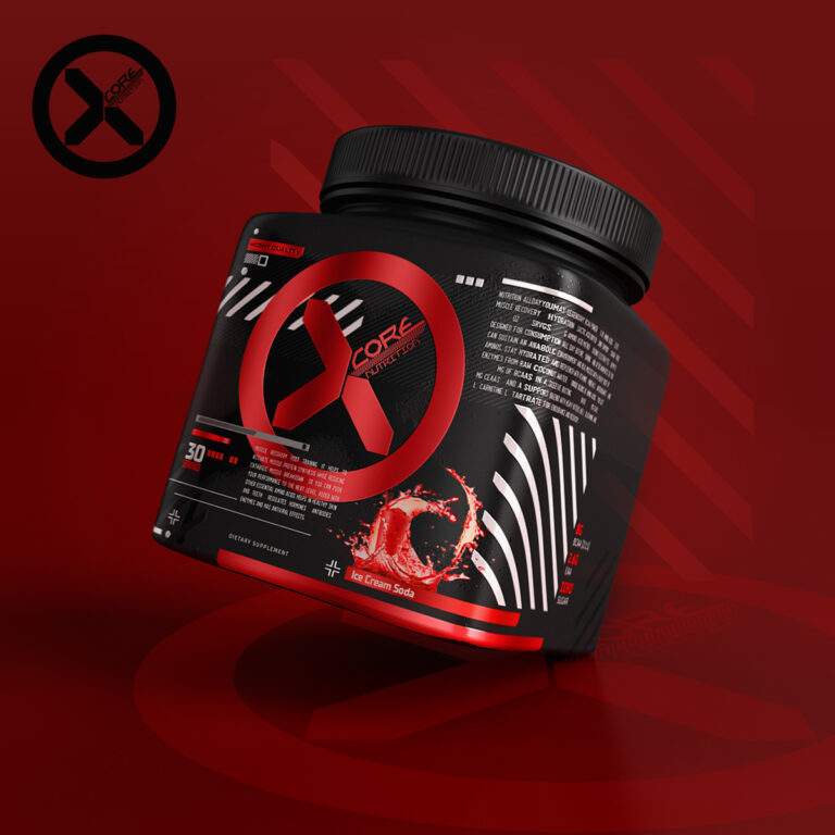 Supplement sport nutrition label design