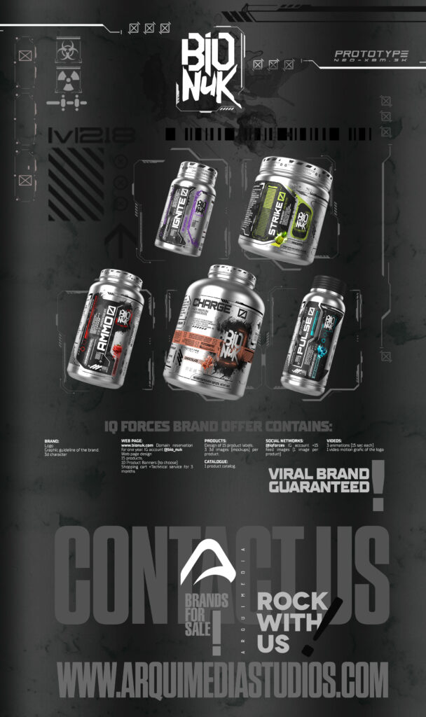 Amazing supplement brand design